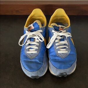 Nike Vibrant Blue and Yellow Running Shoes